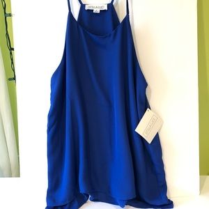 Royal blue dress top